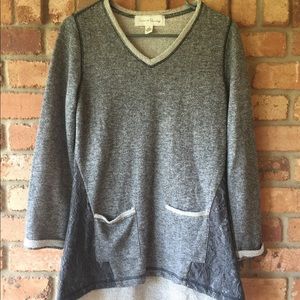 French Laundry Tunic Sweater Top